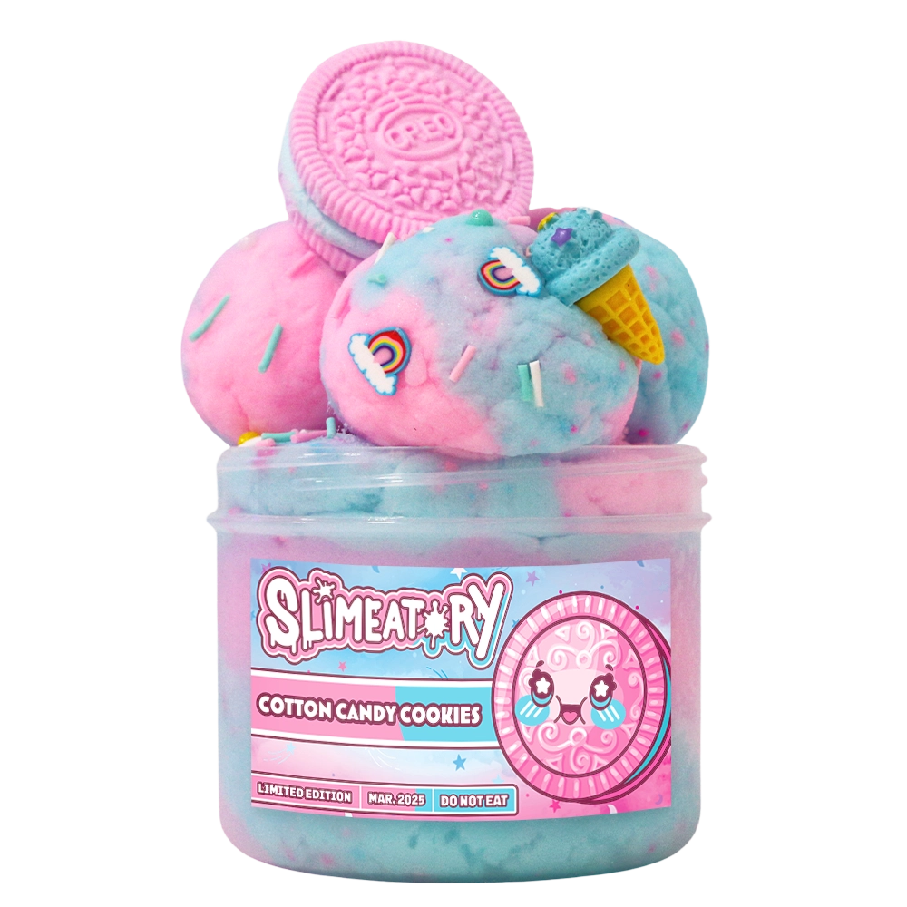 Slimeatory Slime Cotton Candy Cookies DIY Clay Kit 1