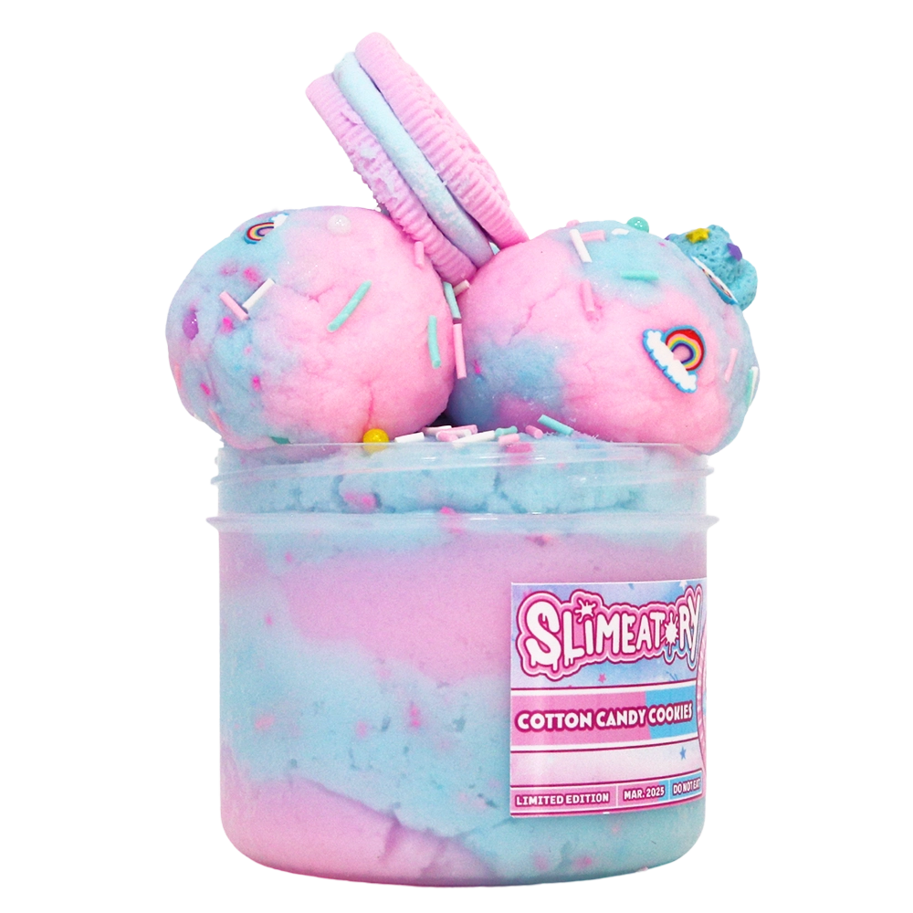 Slimeatory Slime Cotton Candy Cookies DIY Clay Kit 2