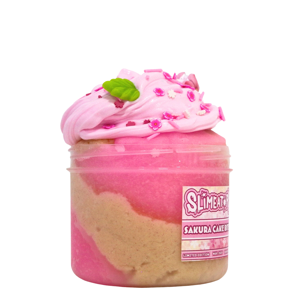 Slimeatory Slime Sakura Cake Bites DIY Clay Kit 2