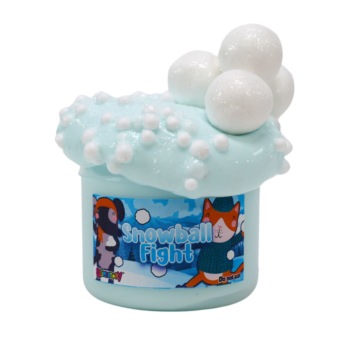 Snowball Fight Slime 8oz DIY Clay Kit – Slimeatory